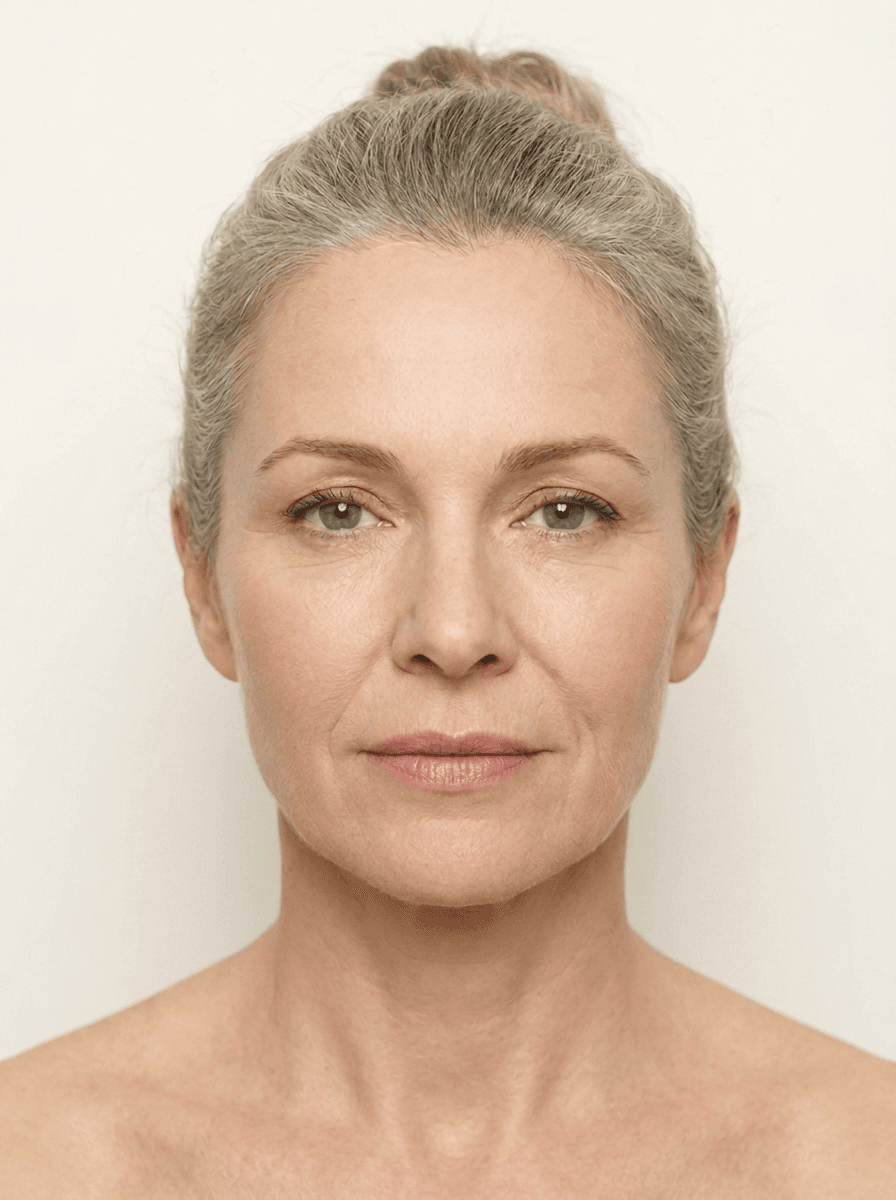 Dermal Fillers before — Cheek volume restoration